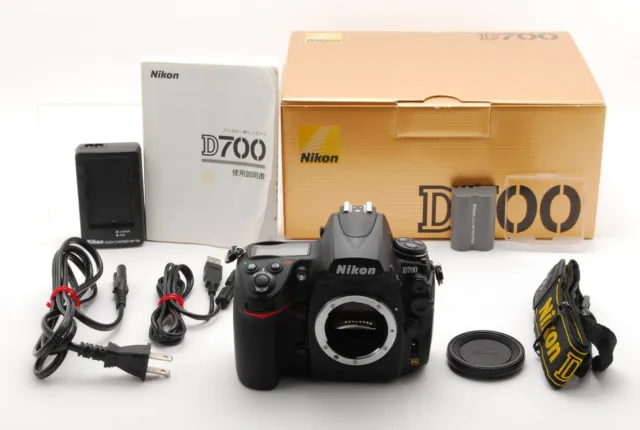 [NEAR MINT in Box] Nikon D700 12.1 MP Black Digital SLR Camera From JAPAN