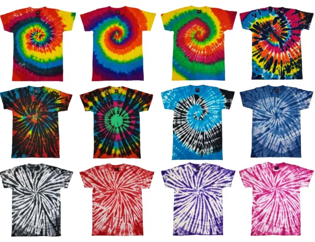 Tie Dye T Shirt Top Tee Tye Die Music Festival Hipster Indie Retro Unisex tshirt