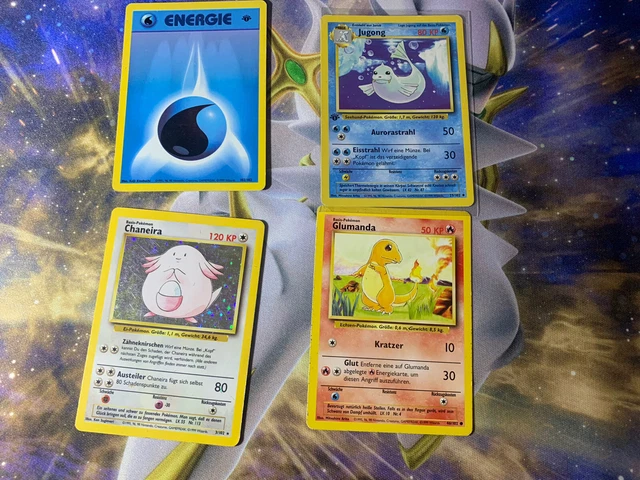 Pokemon Base Set Basis Set Deutsch Non Holo 71/86 fast komplett Rar WOTC Karten