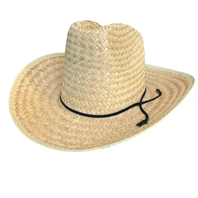 Sombreros Super Finos Straw Cowboy Hat - Made in Mexico - 6 1/2 Western