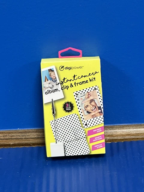 Digipower Instax Instant Camera: Album, Clip & Frame 3 pc Kit Mini Photo Album Digipower Instax Instant Camera: Album, Clip & Frame 3 pc Kit Mini Photo Album