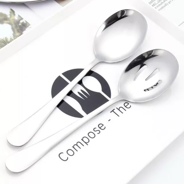 High-quality Fork Kitchen Tool Serving Spoon New Slotted Spoon