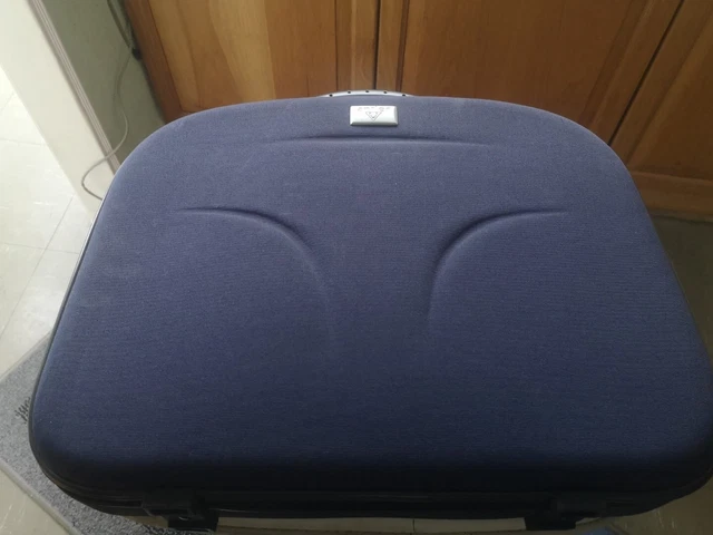 Antler computer Travel Case Carry On Hand Luggage Weekend Blue Hard Case