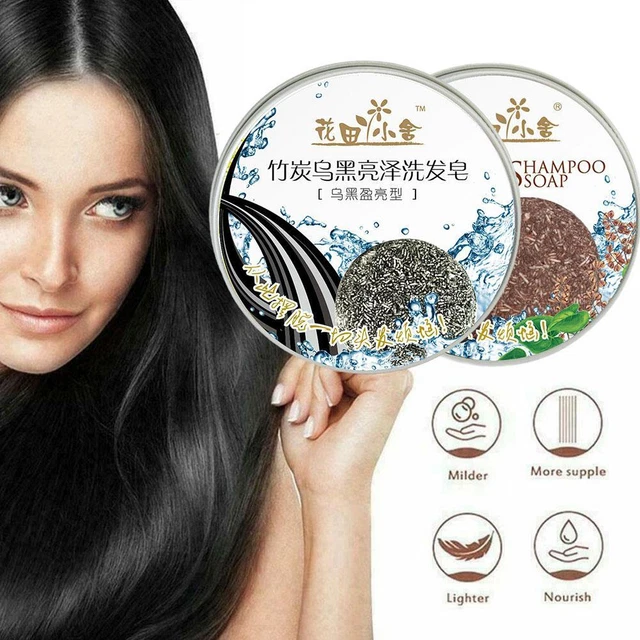 Natural Polygonum Essence Shampoo Bar for Gray Hair Reverse Darkening
