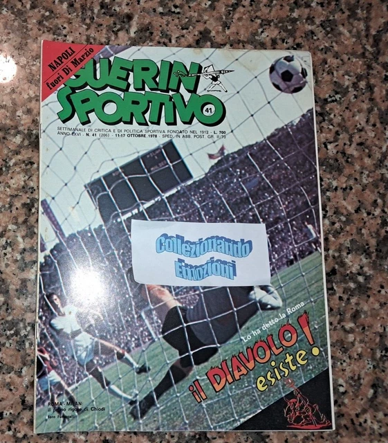 GUERIN SPORTIVO N. 41/1978 PAOLO ROSSI=FILM DEL CAMPIONATO=GIMONDI=BITOSSI= CARRÀ