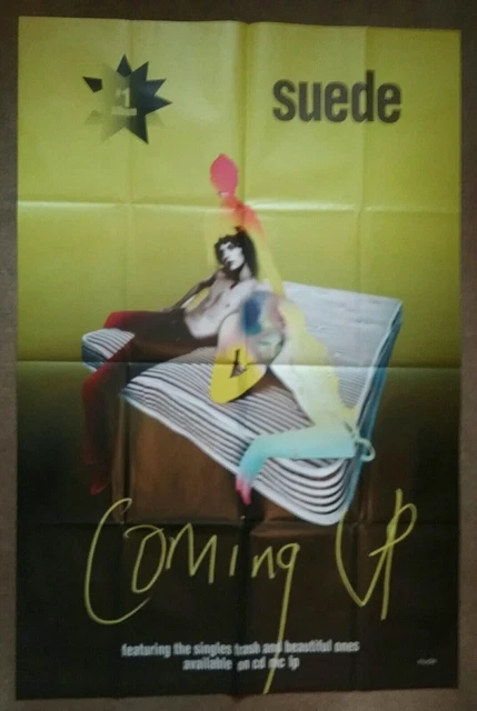 Suede.  Large Vintage Poster For The 1996 'Coming Up' Album. 152cms x 101cms.
