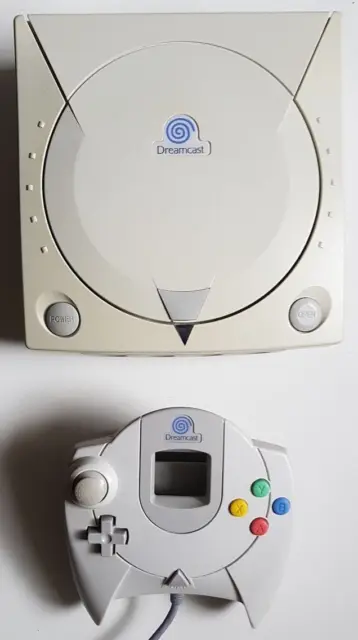 Sega Dreamcast Video Game Console w/ Controller - Good Condition