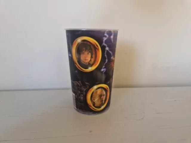 Lenticular 3D Cinema Promo Cups Lord Of The Rings The Return Of The King 2003 3