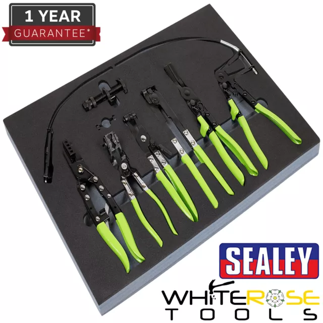 Sealey Hose Clip Removal Tool Set 7pc Garage