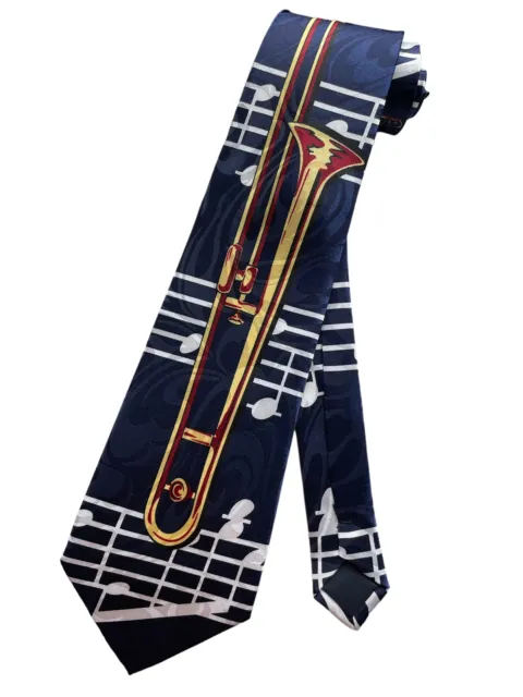 Steven Harris Trombone Music Brass Instrument Trombonist White Music Notes Staff
