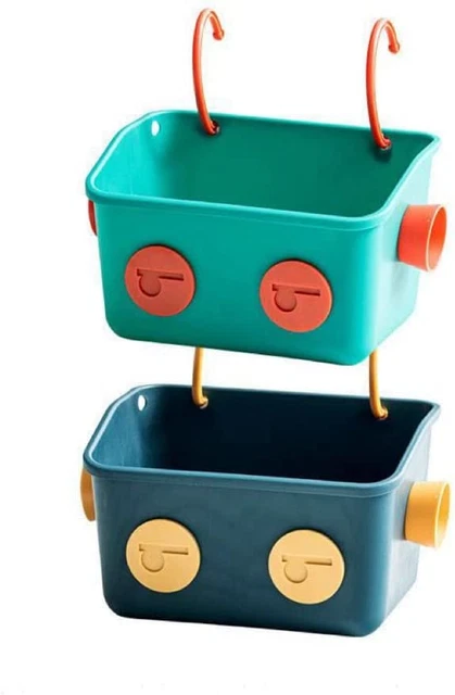 Bath Toy Organizers and Storage Basket 2-Pack and 3-Pack Robot Modeling Shower H