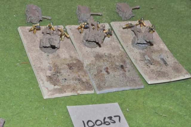 15mm WW2 / british - 4 guns & crews - (100637)