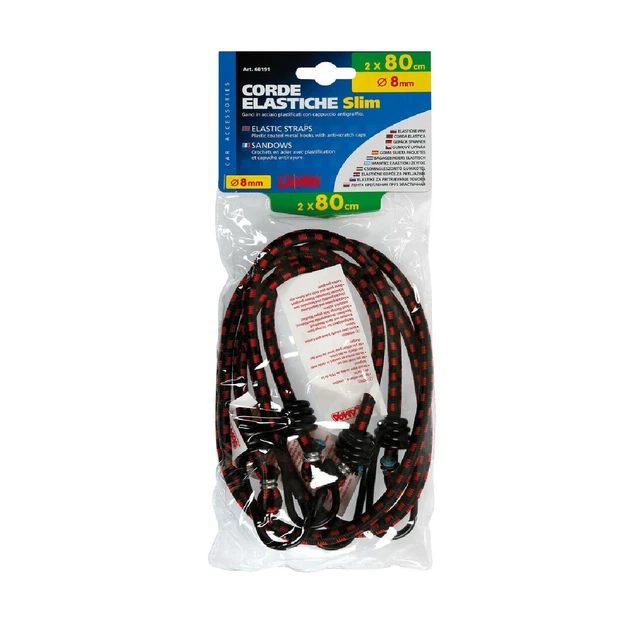 Lampa Corde elastiche slim - Ø 8 mm - 2x80 cm