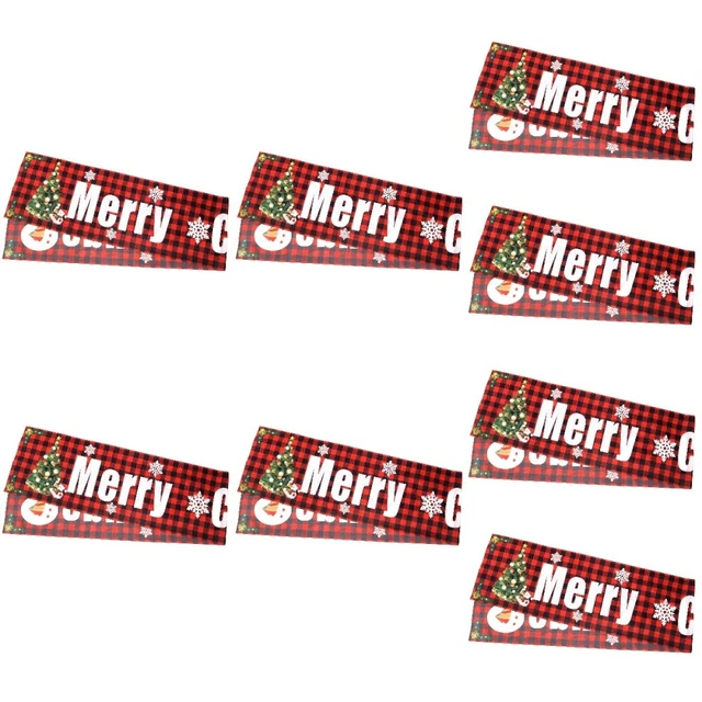 8 pcs Le Vacanze di natale Del Partito di Fondo Buon Natale Decorazioni Esterne