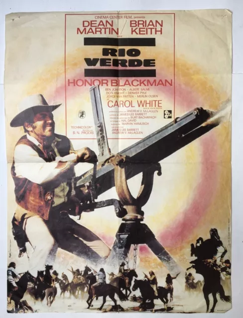 Affiche de cinéma ancienne. Rio Verde