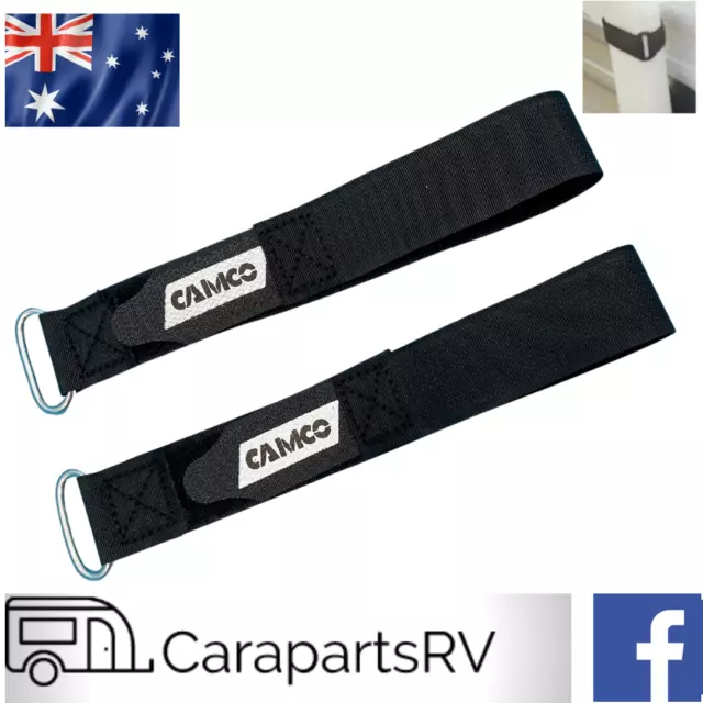 Camco Caravan Awning Safety Straps (1 Pair) Suits Carefree And Dometic