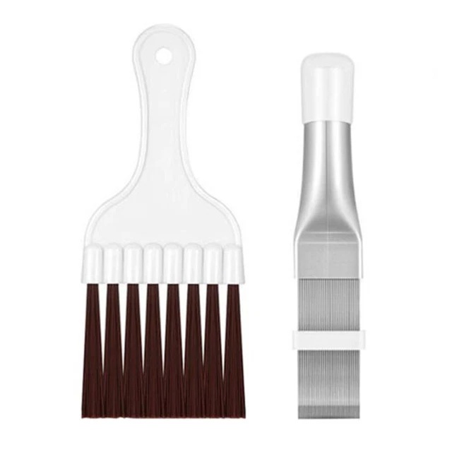 2 pièces brosse de nettoyage pour climatiseur aileron de condensateur dissipate