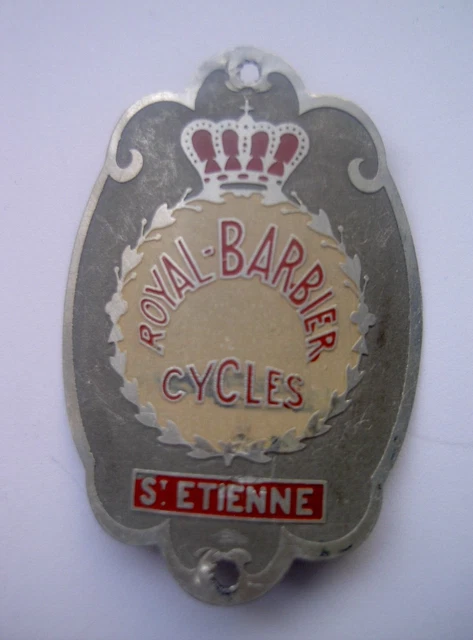 Ancienne plaque de vélo,France Sport, hauteur 5,9cm
