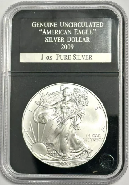 Genuine Uncirculated $1 “American Eagle“ Silver Dollar 2009 1 Oz Pure  Pcs