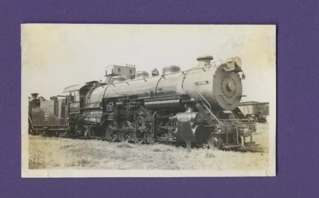 1936 Burlington Line CB&Q 2-10-2 Steam Locomotive #6002 - VTG B&W Railroad Photo