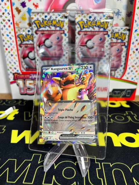 Kangourex Ex 115/165 – Coffret 10 Cartes Pokémon Françaises, Ultraboost X Écarlate Et Violet 3.5-151 – Boosters Sans Doublons