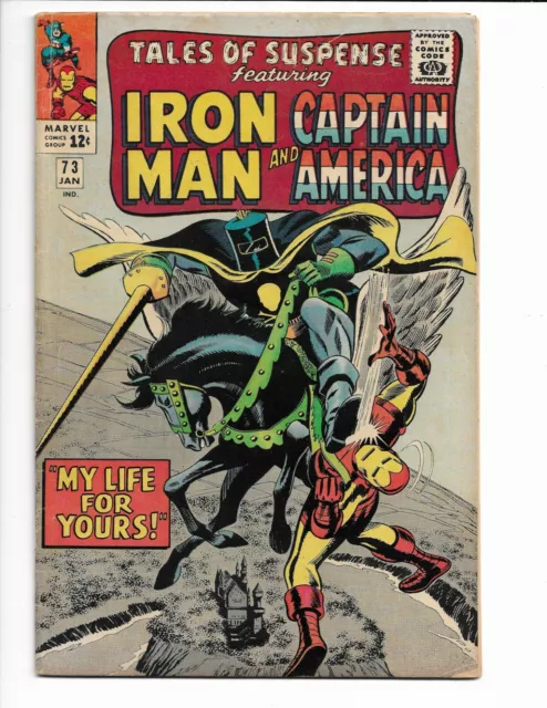 Tales Of Suspense 73 - Vg+ 4.5 - Iron Man Vs Black Knight (1966)