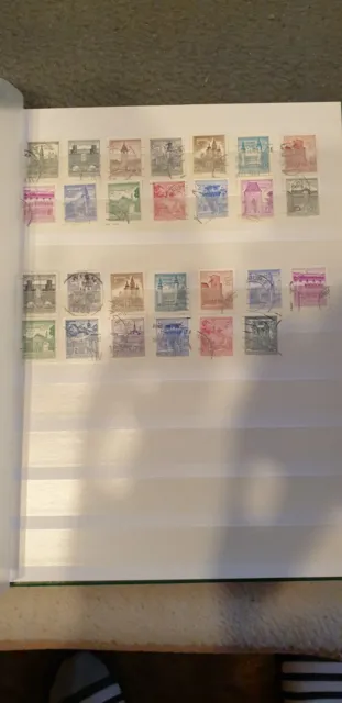 Briefmarken Album Mit Briefmarken Aus Österreich Gestempelt Konvolut 2