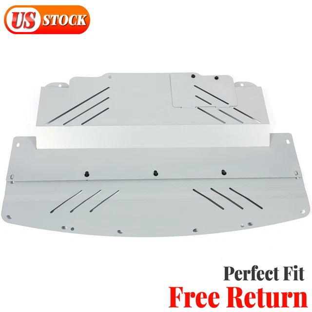 ALUMINUM ENGINE SPLASH Shield Under Tray Cover for Infiniti G37 Q60