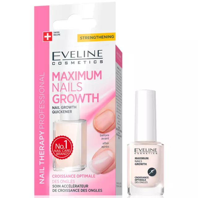 EVELINE Nail Therapy Professional Maximum Nail Growth Quickener Serum 12ml *NEW*