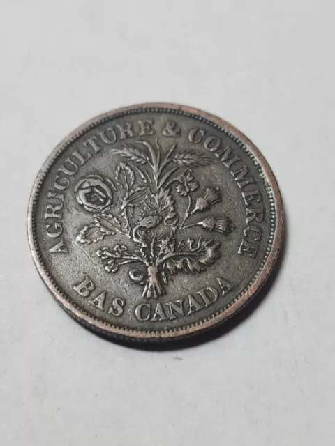 Canada  Bas Un Sou Montreal Token Au-Unc Jrt 400