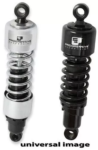 Progressive Suspension 412-4062B 412 Series 11in. Shocks Black 77-4262 412-4062B