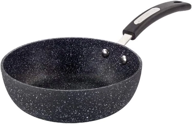 Scoville Neverstick 20 cm Wok - antiadherente, wok pequeño, sartén para freír, antiarañazos,