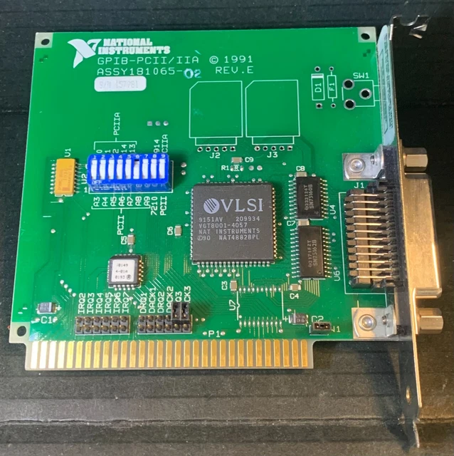 National Instruments GPIB-PCII/IIA Card 181065-02