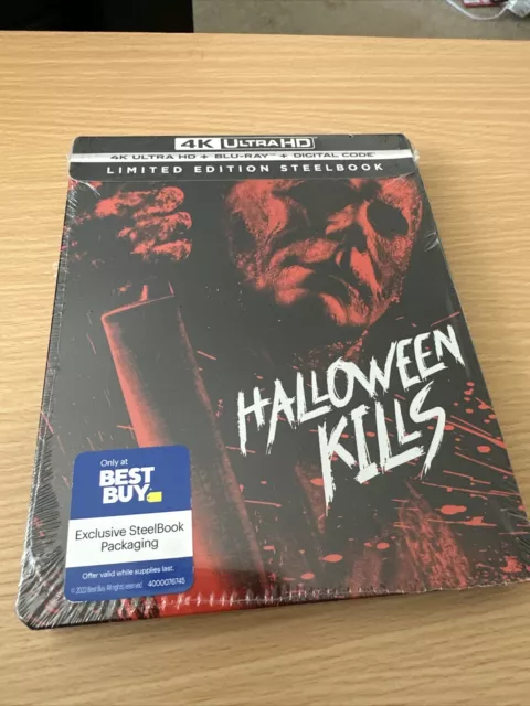 Halloween Kills Best Buy Steelbook 4K Ultra HD + Blu-ray + Digital New *READ*
