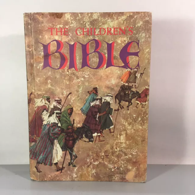 Hardcover　And　PicClick　BIBLE　THE　1965　Old　Illustrated　£12.04　CHILDRENS　Beautiful　Testament　New　UK