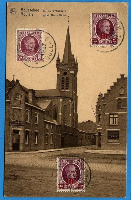 CPA: Rousselare / Roulers - Eglise Notre-Dame / 1927