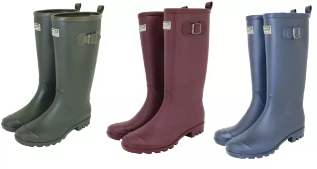 Town & Country Wellington Boots Lightweight PVC Fully Lined Unisex UK Size 4-12 2