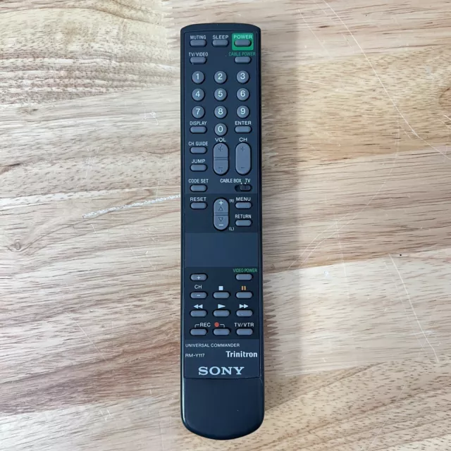 Sony RM‑Y117 Genuine OEM TV Remote Control KV Trinitron