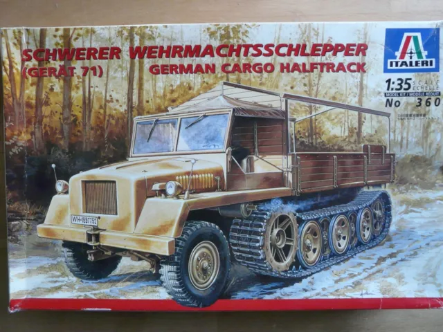 Maquette 1/35 ITALERI Ref 360 Schwerer Wehrmachtsschepper (Gerät 71) German Carg