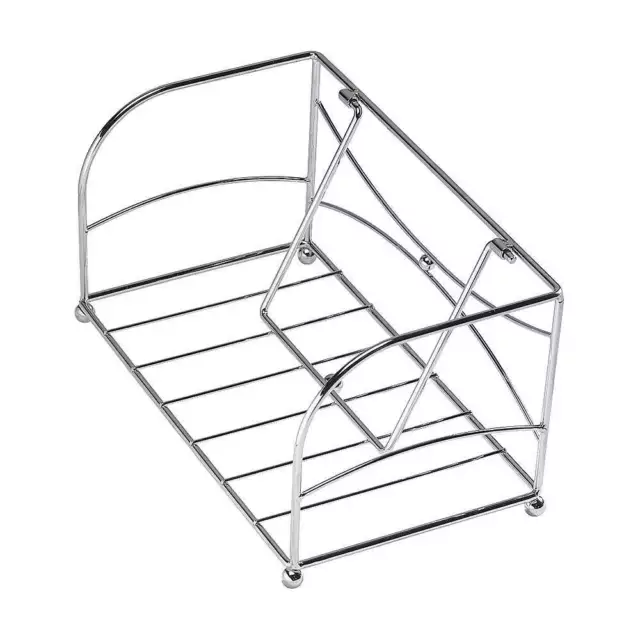 HOFFMASTER BSK2101 Guest Towel Basket,Chrome,Rectangular