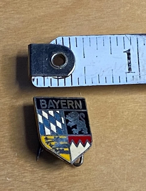 Vintage German Hat Pin Coat of Arms BAYERN