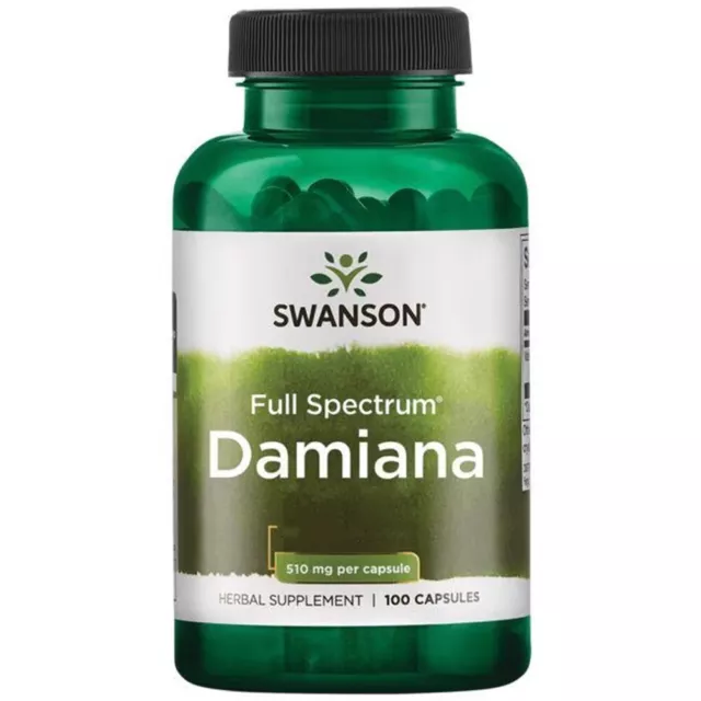 Swanson, Full Spectrum Damiana, 510mg, 100 Kapseln - Blitzversand