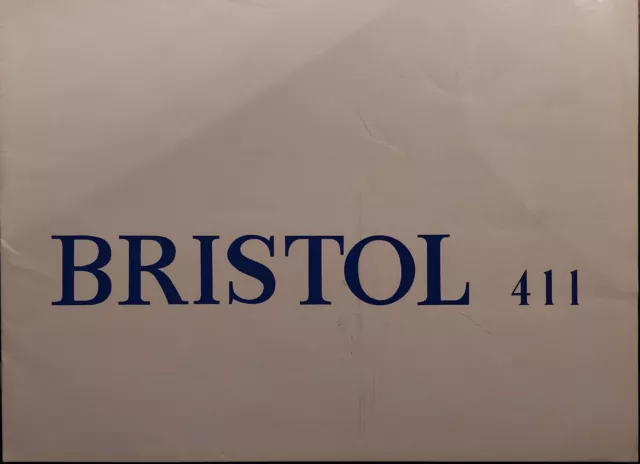 Bristol 411 Sales Brochure c.1970