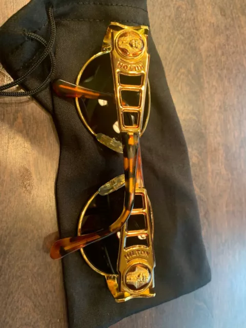 BELLES LUNETTES DE soleil femmes designer Paris Hilton plaqu es or