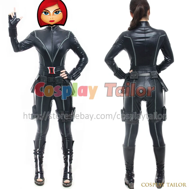 THE AVENGERS 1 Natasha Romanoff Cosplay Black Widow Costume Sexy Party  Uniform $179.99