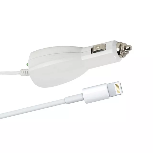 VIVANCO Kfz Ladekabel kompatibel mit Apple, 12 Volt 10.5 W, weiß