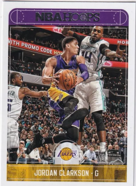 2017-18 Panini Hoops NBA Basketball Numéro 109 Jordan Clarkson