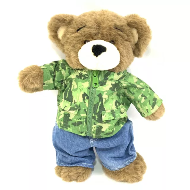 Build A Bear Bearemy Plush Bear Camo Jacket Boxers Jeans #7380