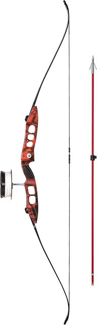 Cajun Fish Stick Take-Down Bowfishing Bow Set Includes Drum with Line, Roller Re