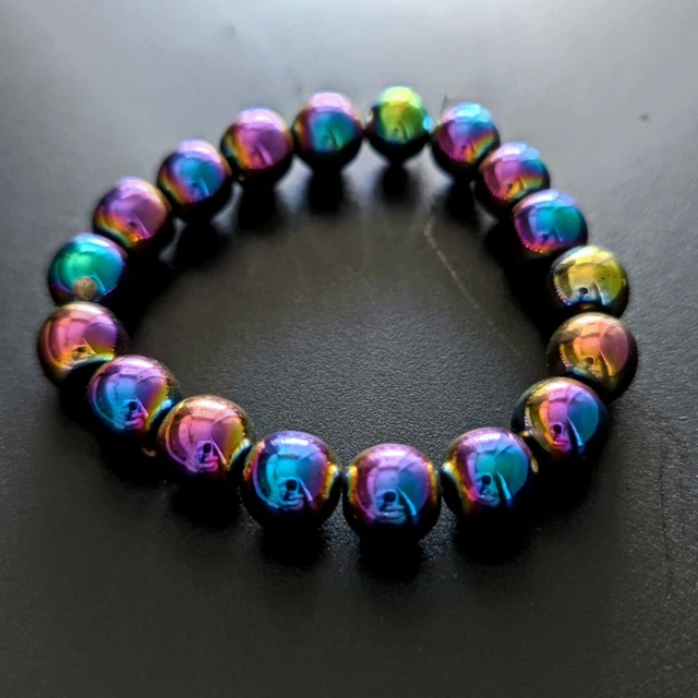 Thai Buddhist Amulet Bracelet Leklai 7Colors Beads Rainbow Color Talisman Power Thai Buddhist Amulet Bracelet Leklai 7Colors Beads Rainbow Color Talisman Power